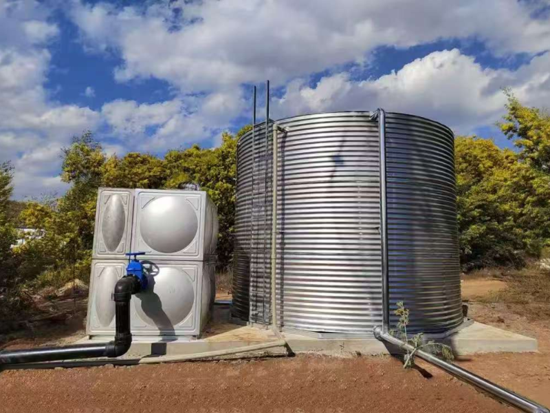 Corrugated steel water tank (2) Corrugated steel water tank
