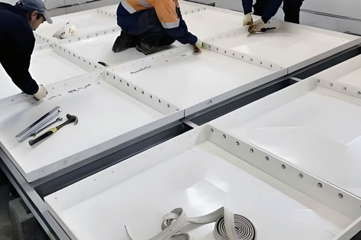 Install Step of GRP Water Tank Install Step of GRP Water Tank