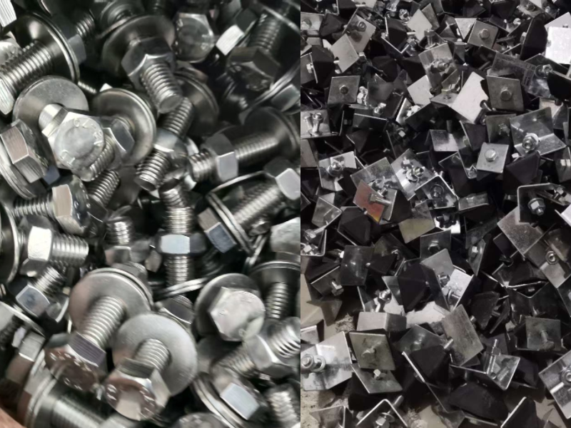 Screws and plugging components Screws and plugging components