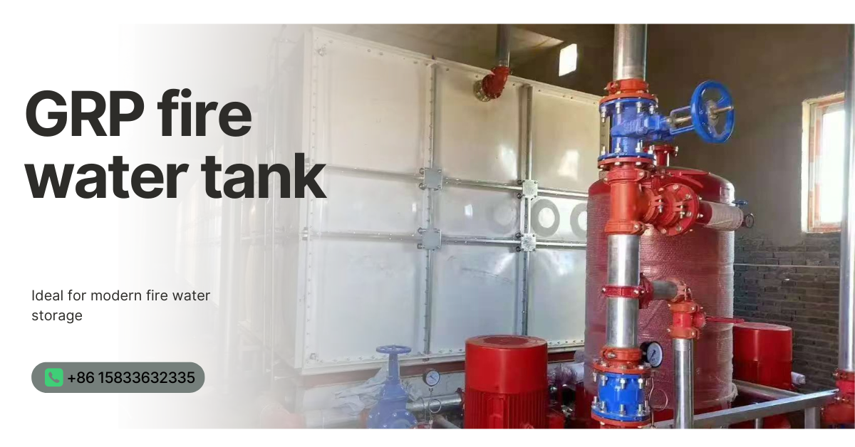 GRP fire water tank GRP fire water tank