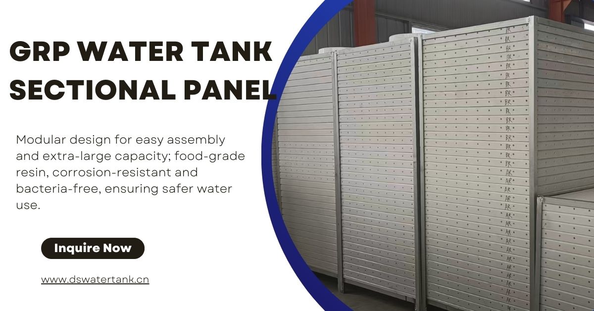 Description of GRP Water Tank Sectional Panel