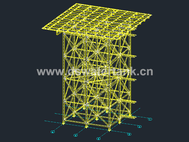 Elevated water tank design drawings