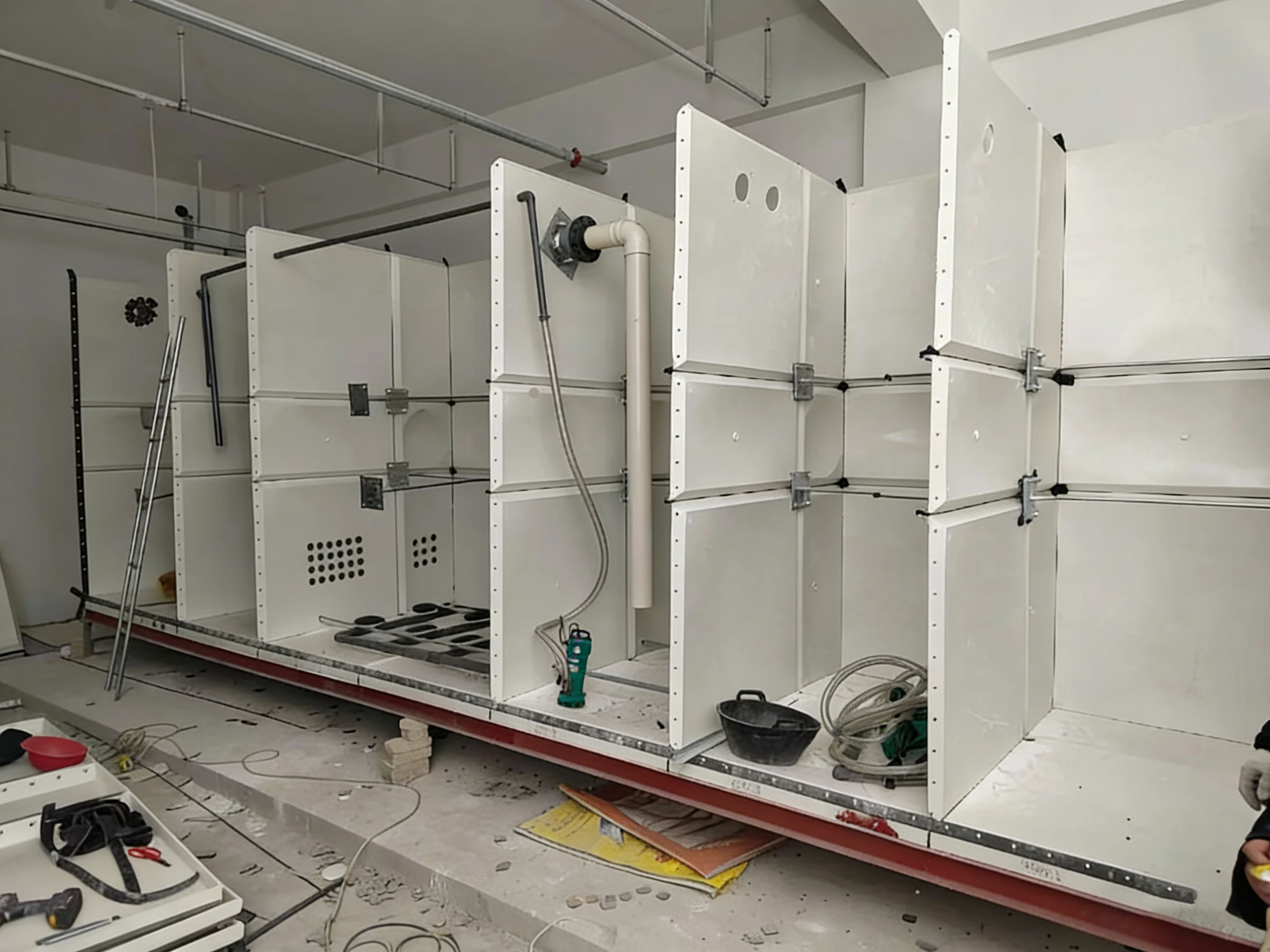 Compartment Design (Partitioned GRP Tank)